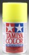 TAMR8627 - Tamiya PS-27 Tinta Spray Polycarbonate Amarelo Fluorescente