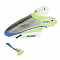 BLH3519 - E-FLITE Complete Green Canopy with Vertical Fin: mCP X