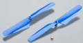 TRAX6629 - Traxxas Rotor Blade Set Blue Alias (2)